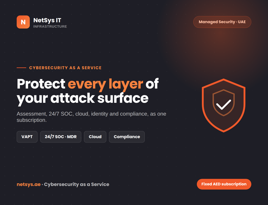 Cybersecurity as a Service (CSaaS) in Dubai and Abu Dhabi, UAE